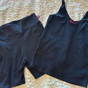 Stylish Black Women's Athleticwear Set